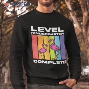Flamingo Level Kindergarten - First Day Of Shirt 2 flamingo level kindergarten first day of shirt sweatshirt