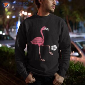Flamingo Playing Soccer Football Player , Kids Shirt 2 flamingo playing soccer football player kids shirt sweatshirt