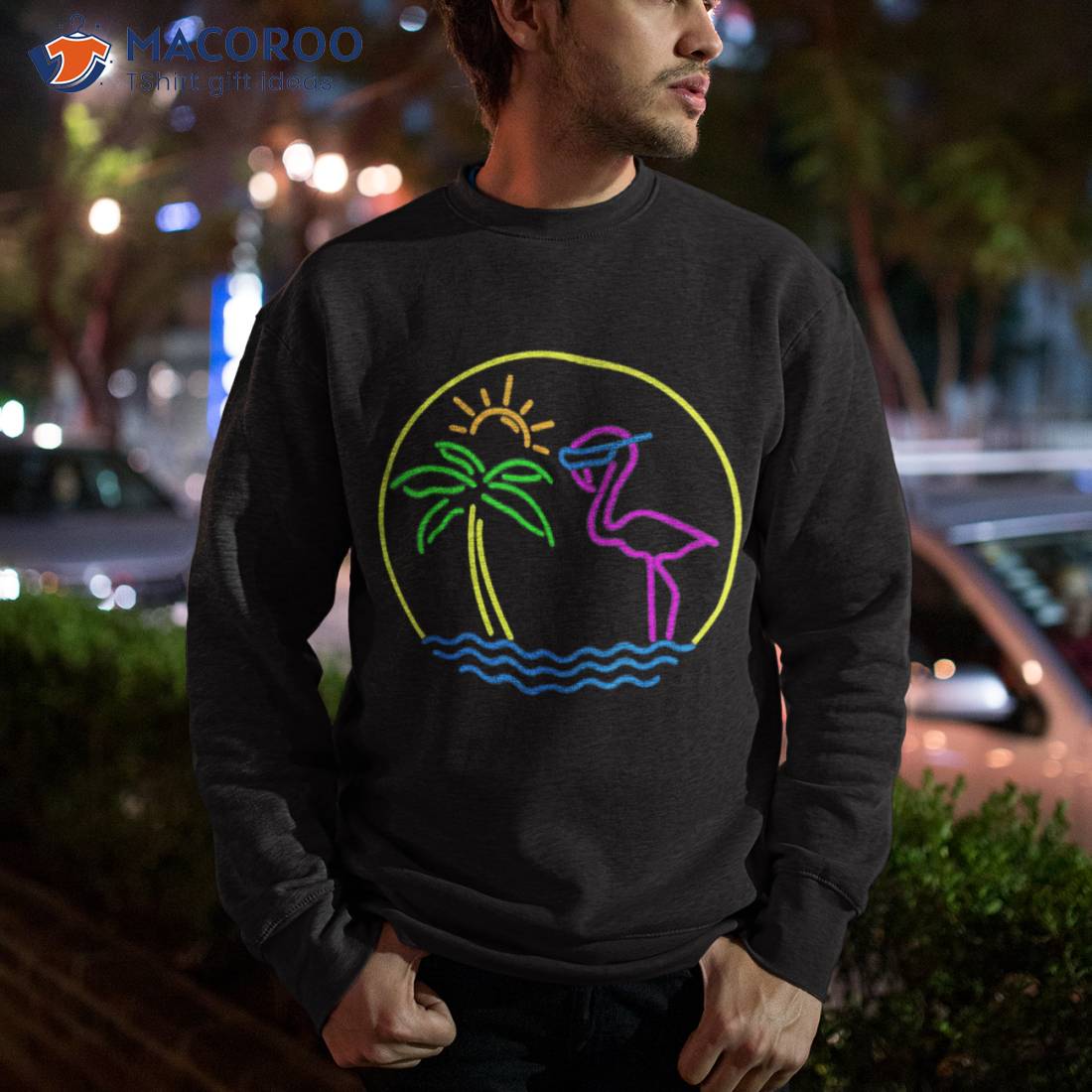 Flamingo Retro 80s Palm Tree Vacation Group Vintage Shirt Flamingo Retro 80s Palm Tree Vacation Group Vintage Shirt