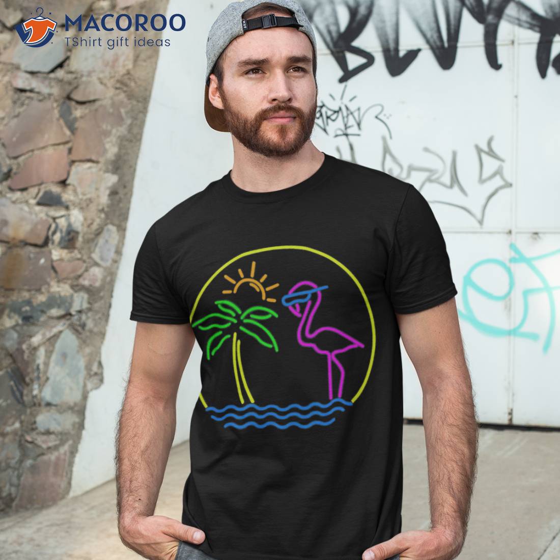 Flamingo Retro 80s Palm Tree Vacation Group Vintage Shirt Flamingo Retro 80s Palm Tree Vacation Group Vintage Shirt