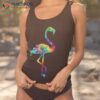 Flamingo Tie Dye Vintage Hippie Lover Shirt