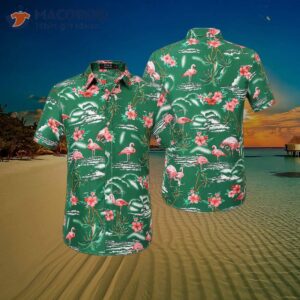 flamingos casual hawaiian shirt 0