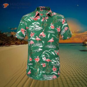 flamingos casual hawaiian shirt 1