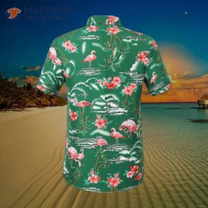 flamingos casual hawaiian shirt 2
