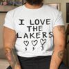 Flea Wearing I Love The Lakers Shirt