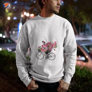 floral bicycle shirt sweatshirt