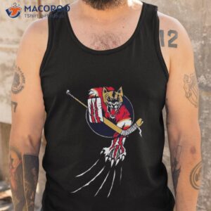 florida hockey player goalie beast ice panther cat cougar t shirt tank top