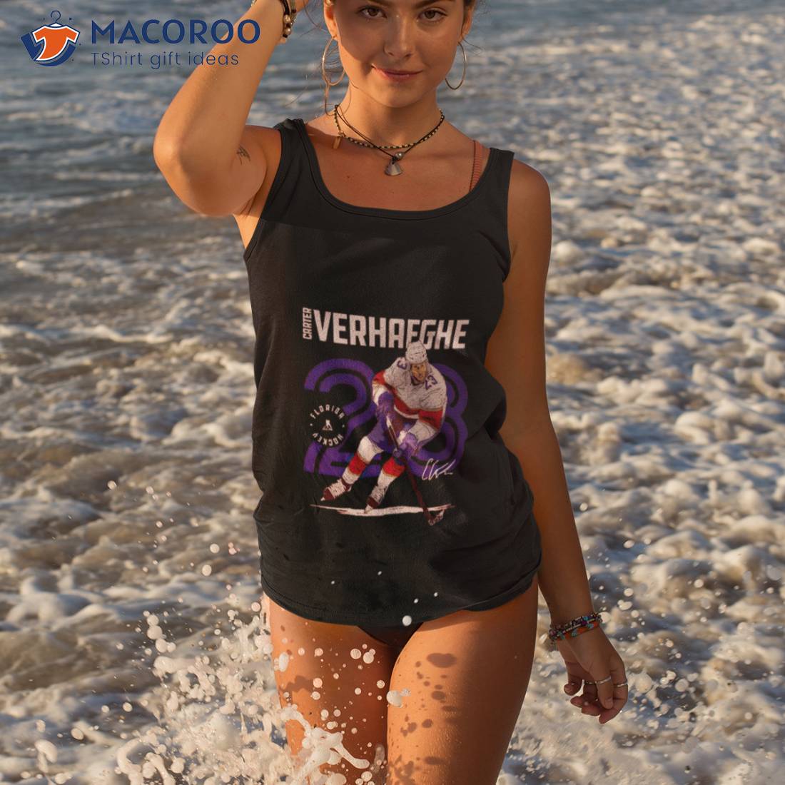 Florida Panthers Carter Verhaeghe Inline Signature Shirt Florida Panthers Carter Verhaeghe Inline Signature Shirt