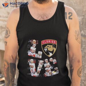 florida panthers players love signatures shirt tank top