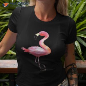 flower dandelion exotic animal tropical bird pink flamingo shirt tshirt 3