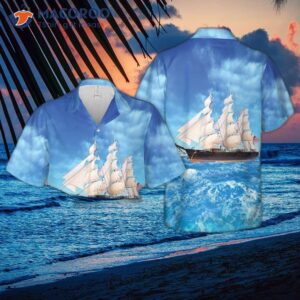 Flying Cloud Clipper Ship Hawaiian Shirt