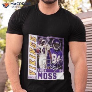 fooball legend signature vintage retro 80s randy moss shirt tshirt