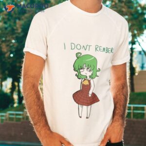 forgetting to rember touhou project shirt tshirt