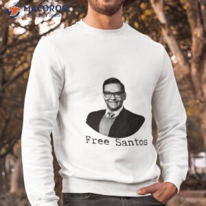 Free George Santos Black And White Shirt 2 free george santos black and white shirt sweatshirt