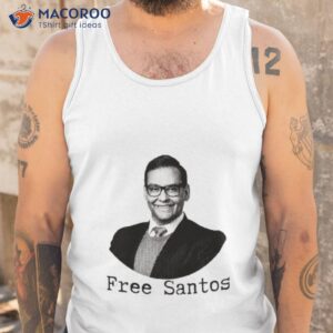 Free George Santos Black And White Shirt 3 free george santos black and white shirt tank top