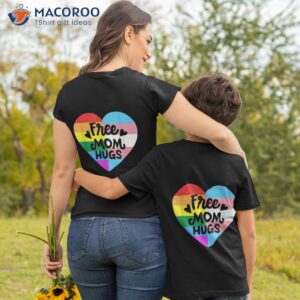 free mom hugs gay pride lgbt transgender rainbow flag shirt tshirt 2