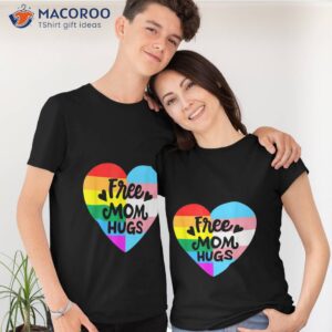 free mom hugs gay pride lgbt transgender rainbow flag shirt tshirt