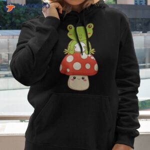 frog and mushroom kawaii funny cute shirt hoodie