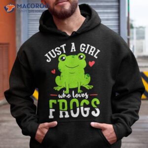 Frog Just A Girl Who Loves Frogs Gift Shirt