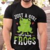 Frog Just A Girl Who Loves Frogs Gift Shirt