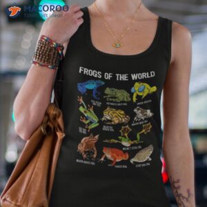 frog lover types of frogs kinds cute shirt tank top 4
