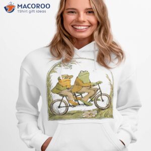frogs funny toads on bicycle lover shirt hoodie 1