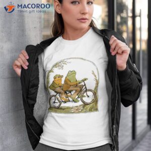 frogs funny toads on bicycle lover shirt tshirt 3