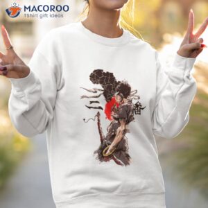 from arfrica to japan afro samura shirt sweatshirt 2