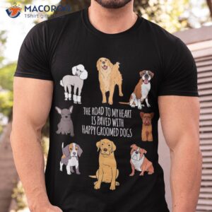 fun cute dog grooming groomer shirt tshirt