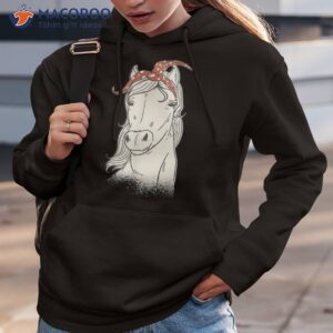 funky horse with wide grin for children shirt hoodie 3