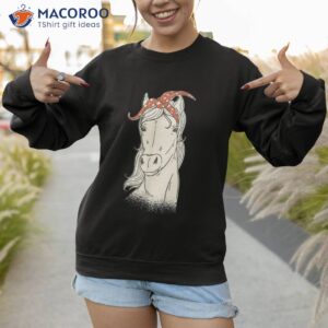 funky horse with wide grin for children shirt sweatshirt 1