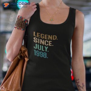 funny 25 year old july 1998 vintage retro 25th birthday gift shirt tank top 4