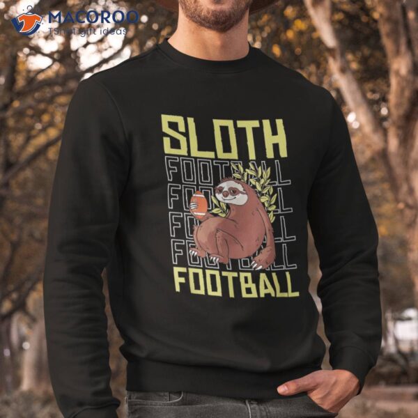 Funny American Football Footballer Player – Sloth Shirt