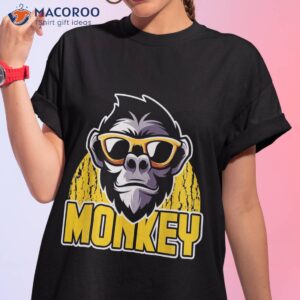 Funny Animal Boys Kids Primate Monkey Shirt