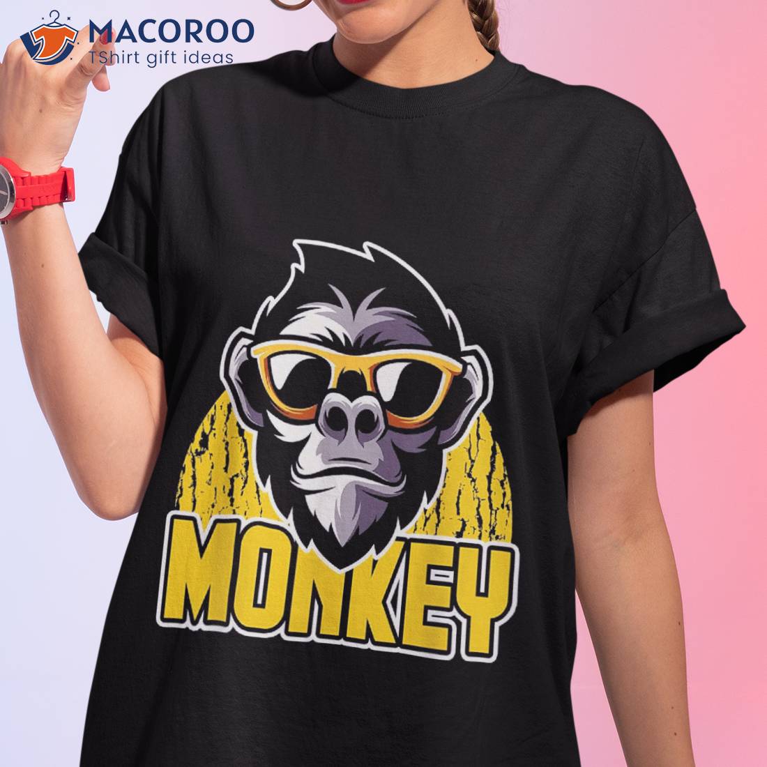 Funny Animal Boys Kids Primate Monkey Shirt Funny Animal Boys Kids Primate Monkey Shirt