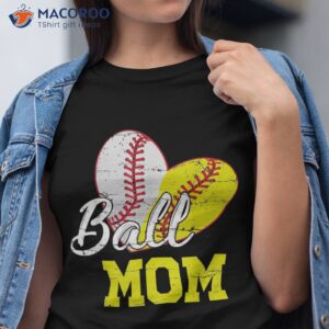 funny ball mom softball baseball gifts for mothers day shirt tshirt