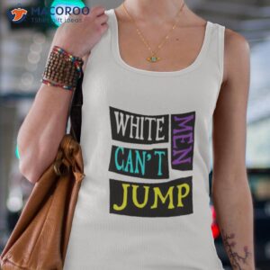 funny basketball design white men cant jump shirt tank top 4