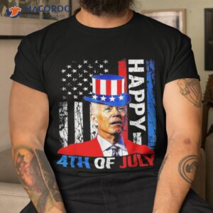 funny biden dazed very confused 4th of july american flag shirt tshirt