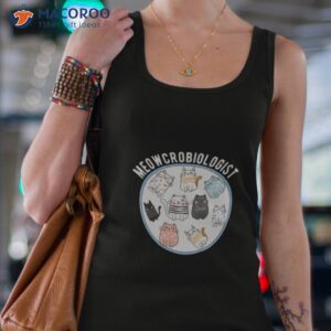 funny cat lovers meowcrobiologist shirt tank top 4