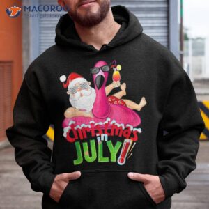 funny christmas in july shirt summer beach vacation pool hoodie