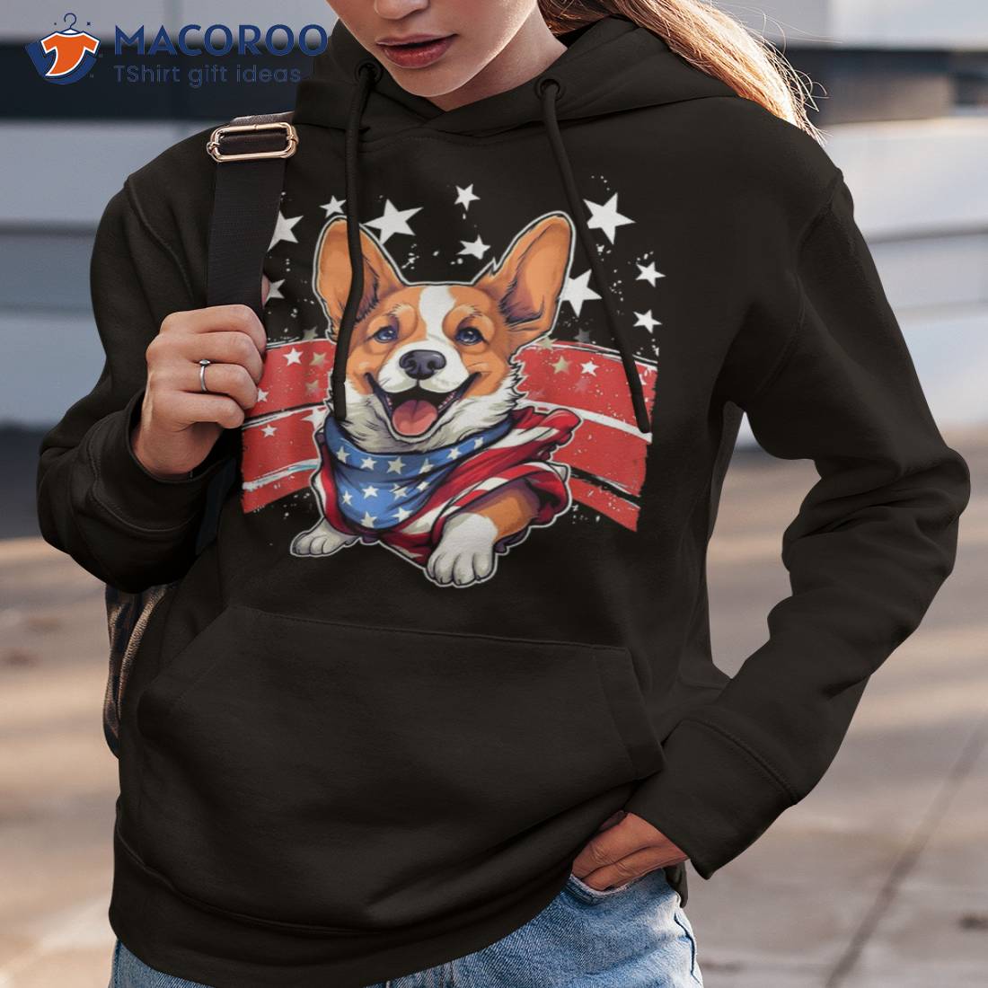 Happy 4th July Corgis Women's Cotton T-Shirts