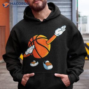 funny dabbing basketball dancing ball game in shoes for boys shirt hoodie