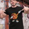 Funny Dabbing Basketball Dancing Ball Game In Shoes For Boys Shirt