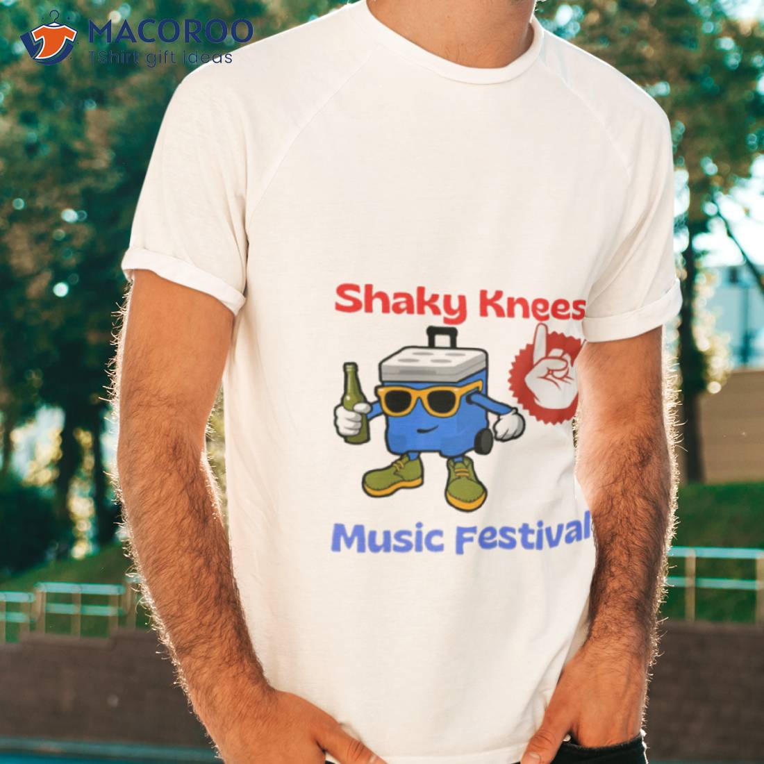 Tragisk Sæt tabellen op Magnetisk Funny Design Shaky Knees Music Festival Shirt