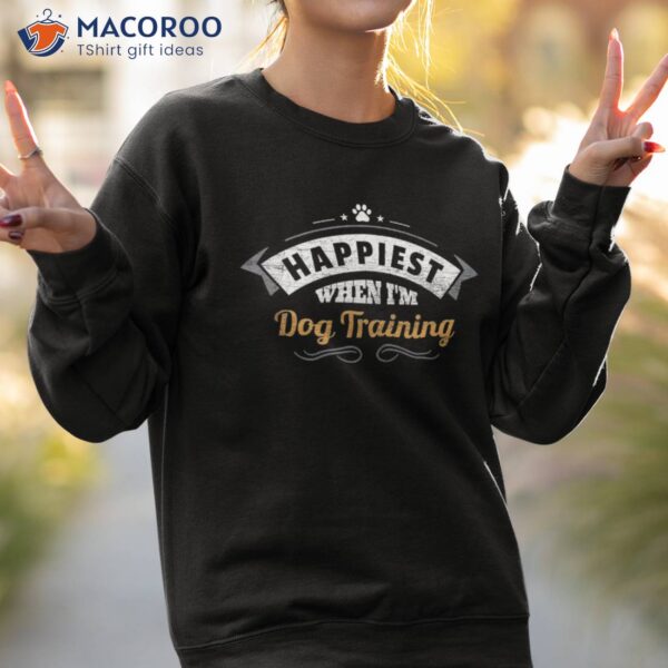 Funny Dog Training T Shirt. Trainer Gift