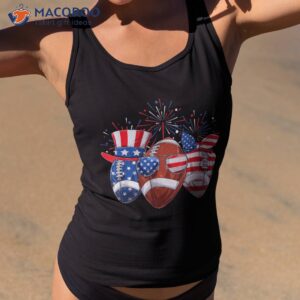 funny football balls american flag indepedence day boys shirt tank top 2