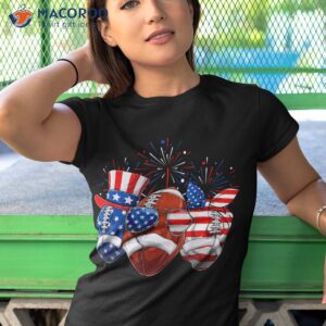 funny football balls american flag indepedence day boys shirt tshirt 1