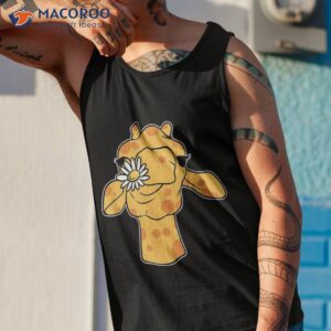 funny giraffe animal attendant shirt tank top 1