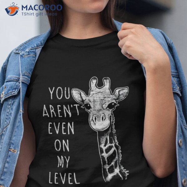 Funny Giraffe Shirt