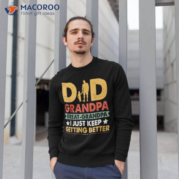 Funny Great Grandpa For Fathers Day Shirt